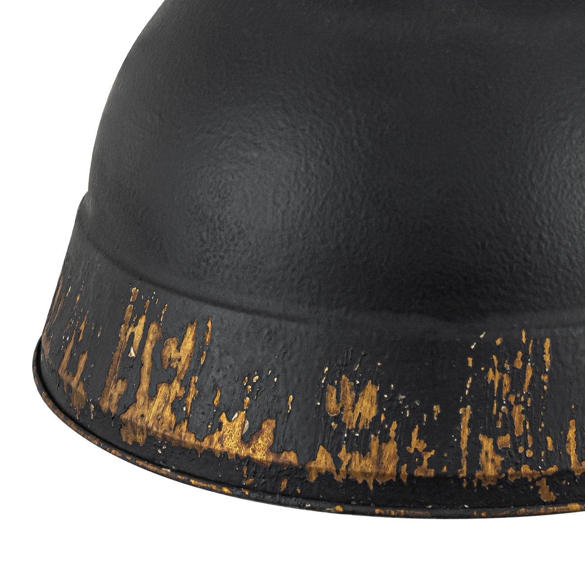 2-Light Farmhouse Pendant Light with Black Distressed Gold Dome Shade - product image 5 | Zenvolit