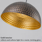 Oil-Rubbed Bronze Dome Pendant Light Metal Shade Kitchen Dining Room - product image 7 | Zenvolit