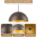 Oil-Rubbed Bronze Dome Pendant Light Metal Shade Kitchen Dining Room - product image 12 | Zenvolit