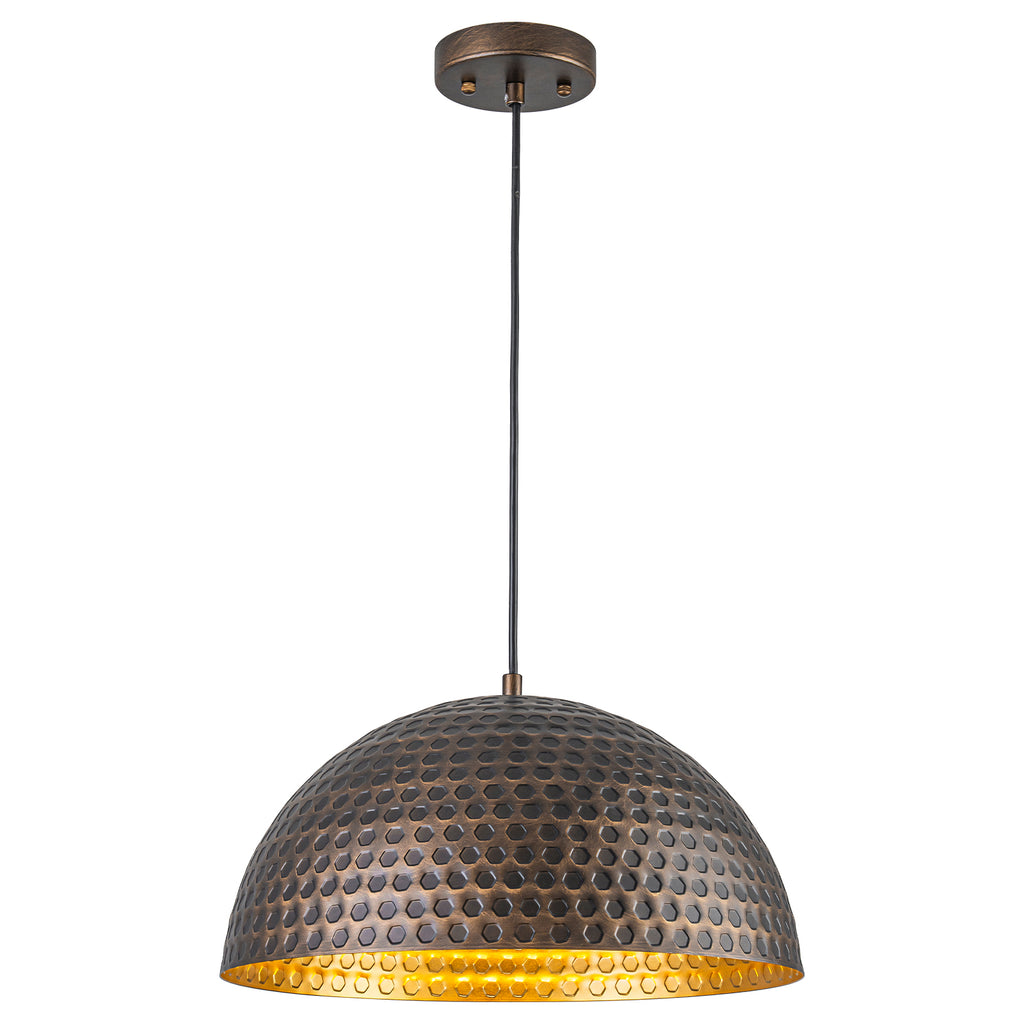 Oil-Rubbed Bronze Dome Pendant Light Metal Shade Kitchen Dining Room - product image 13 | Zenvolit