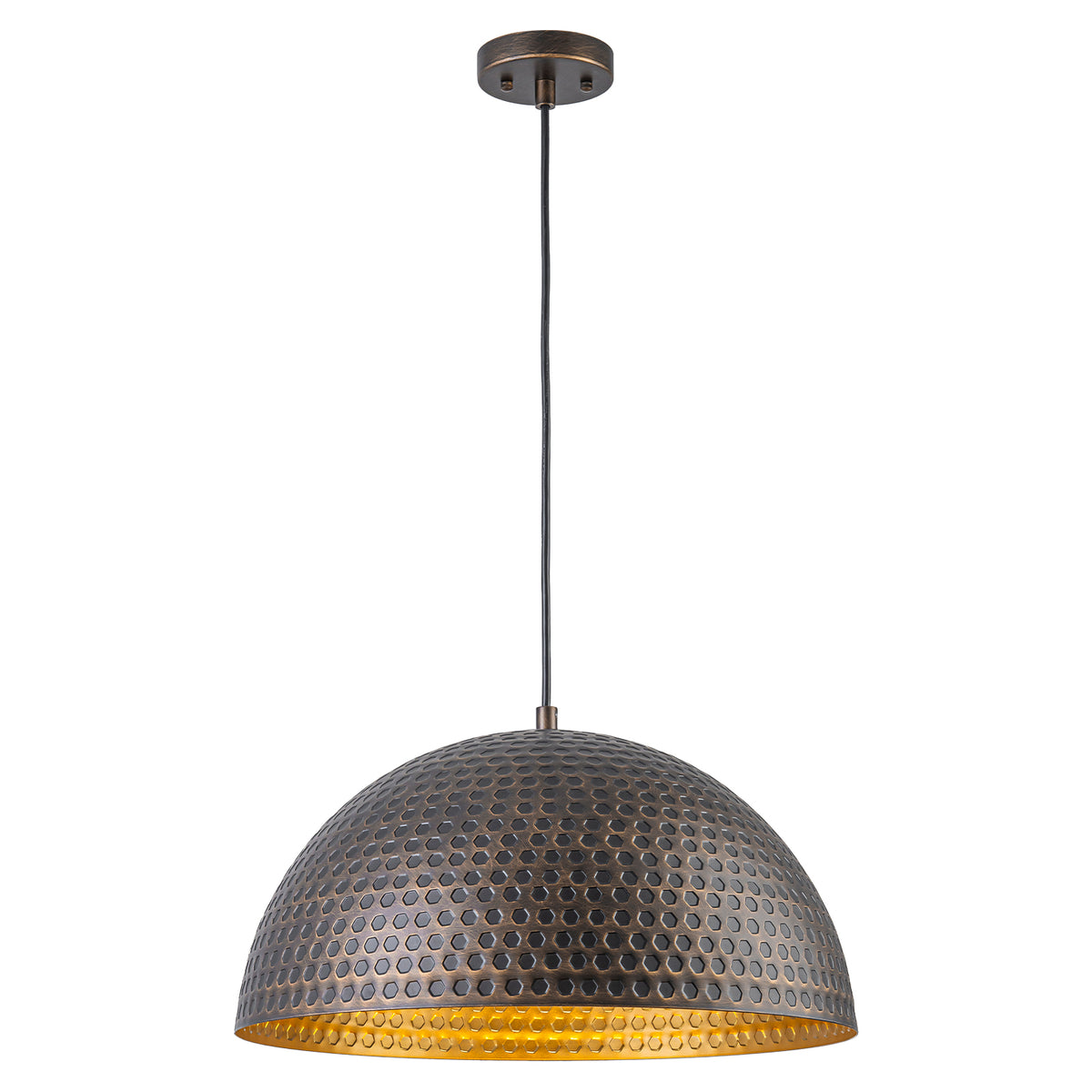Oil-Rubbed Bronze Dome Pendant Light Metal Shade Kitchen Dining Room - product image 5 | Zenvolit