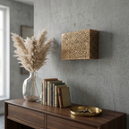 2-Light Hammered Rectangular Wall Sconce Textured Ceramic Shade - product image 12 | Zenvolit