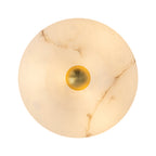 3-Light Antique Flush Mount Ceiling Light with Faux Marble Glass Shade - product image 6 | Zenvolit