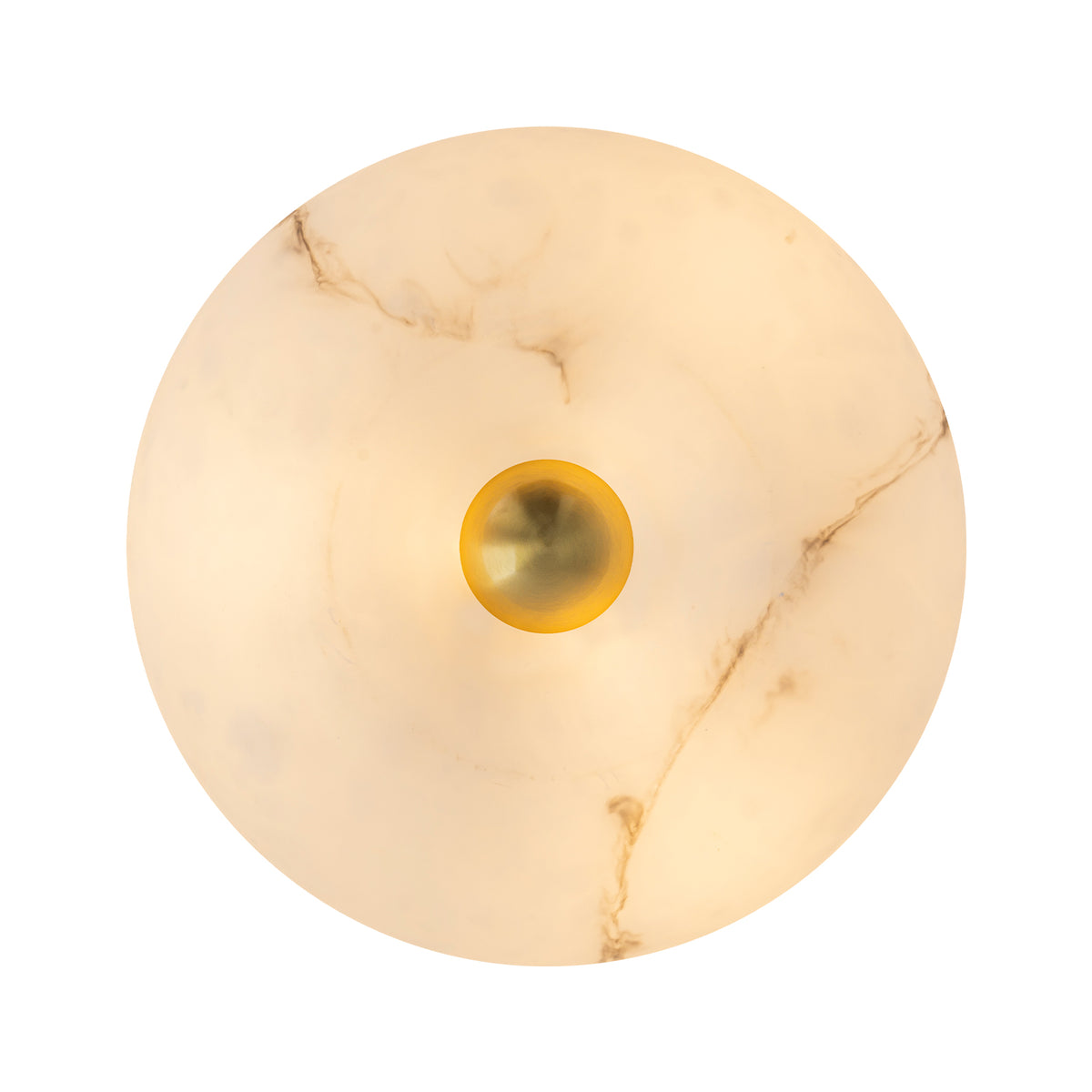 3-Light Antique Flush Mount Ceiling Light with Faux Marble Glass Shade - product image 6 | Zenvolit