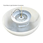 3-Light Antique Flush Mount Ceiling Light with Faux Marble Glass Shade - product image 7 | Zenvolit