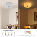 3-Light Antique Flush Mount Ceiling Light with Faux Marble Glass Shade - product image 11 | Zenvolit