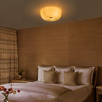 3-Light Antique Flush Mount Ceiling Light with Faux Marble Glass Shade - product image 13 | Zenvolit