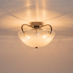 3 Light Modern Flush Mount Ceiling Light Opal Gradient Glass Shade - product image 9 | Zenvolit