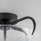 3 Light Modern Flush Mount Ceiling Light Opal Gradient Glass Shade - product image 12 | Zenvolit