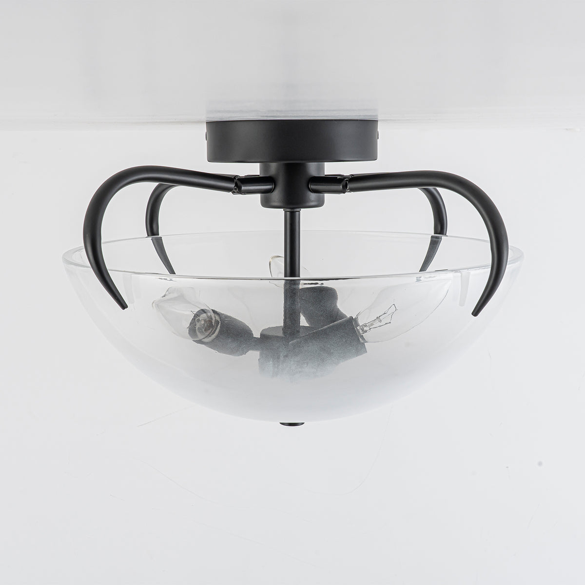 3 Light Modern Flush Mount Ceiling Light Opal Gradient Glass Shade - product image 13 | Zenvolit