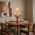 Matte Brass Cylinder Pendant Light Clear Ribbed Glass Shade Bedroom - product image 4 | Zenvolit