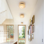 Dimmable LED Wall Sconce Gray Bubble Glass Matte Black Modern Light - product image 13 | Zenvolit