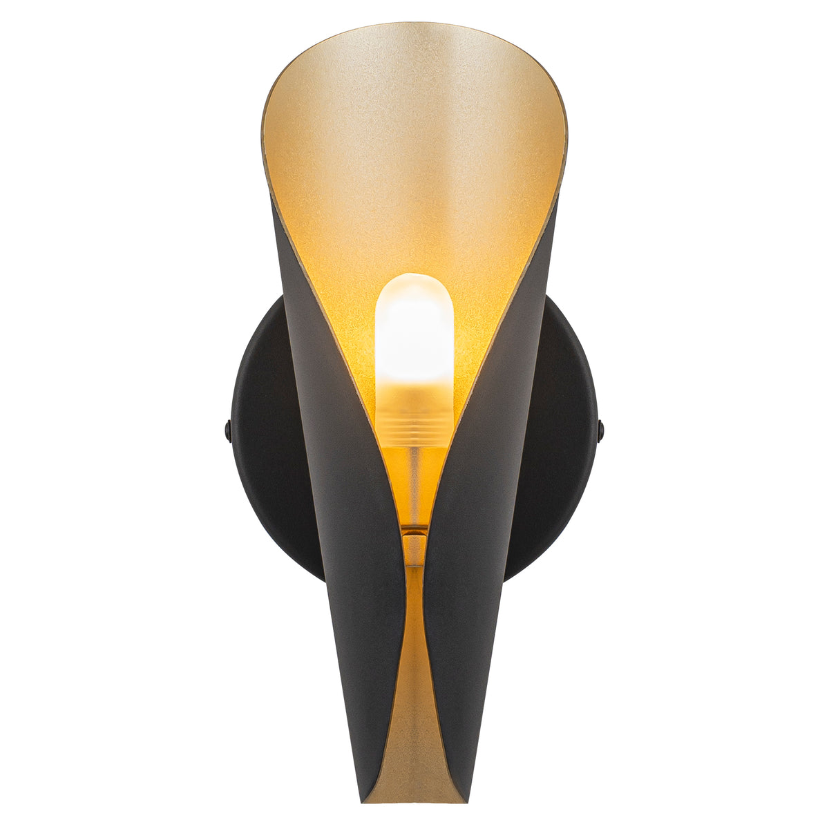 Modern Metal Leaf Wall Sconce Lighting Bedroom Bathroom Hallway - product image 1 | Zenvolit