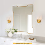 Modern Mosaic Glass Wall Sconce Cup Shape Clear Glass Vanity Lighting - product image 12 | Zenvolit