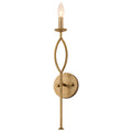Antique Gold Dimmable Candle Wall Sconce for Bedroom Foyer Living Room - product image 1 | Zenvolit
