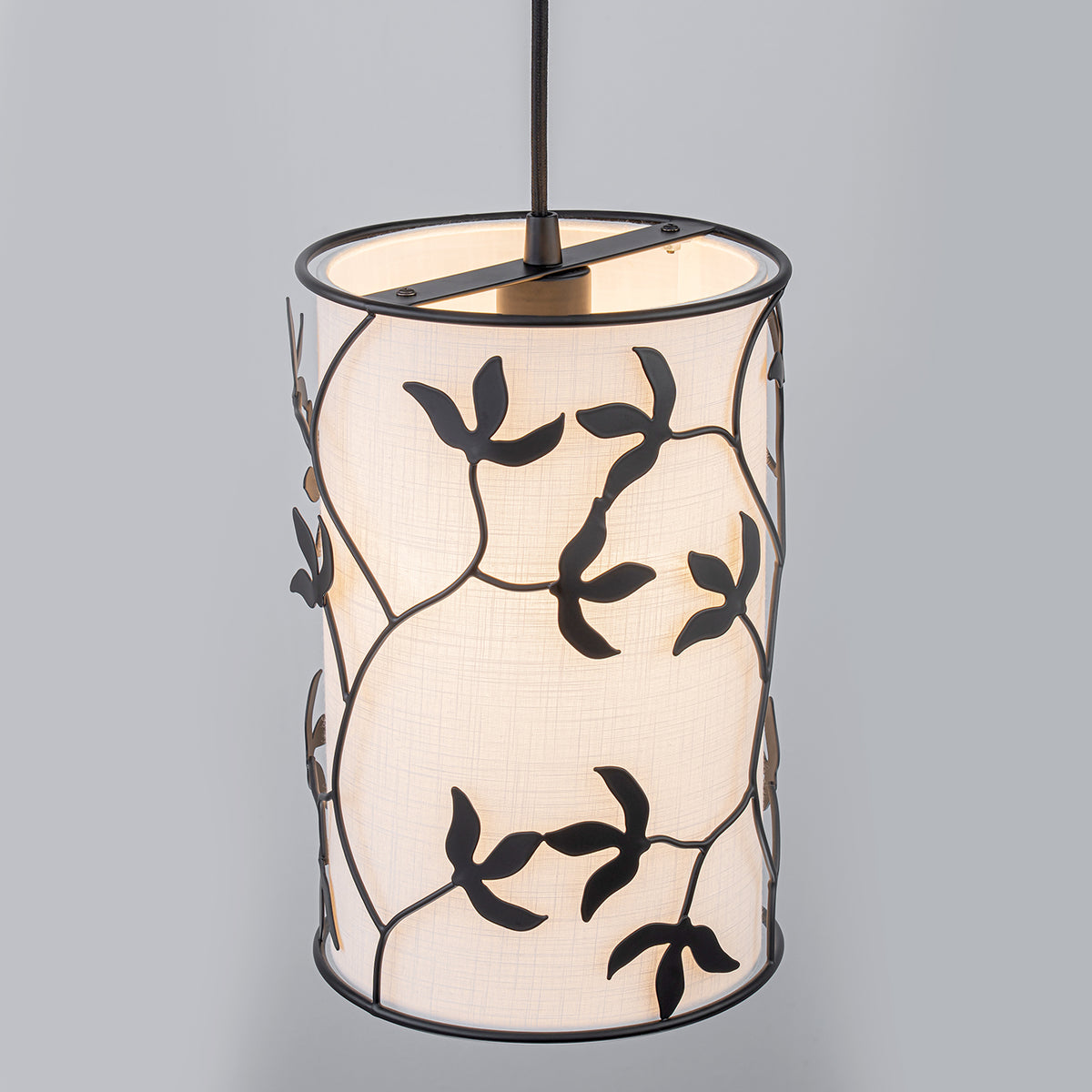 Modern Pendant Light White Leaf Fabric Shade Kitchen Island Chandelier - product image 3 | Zenvolit
