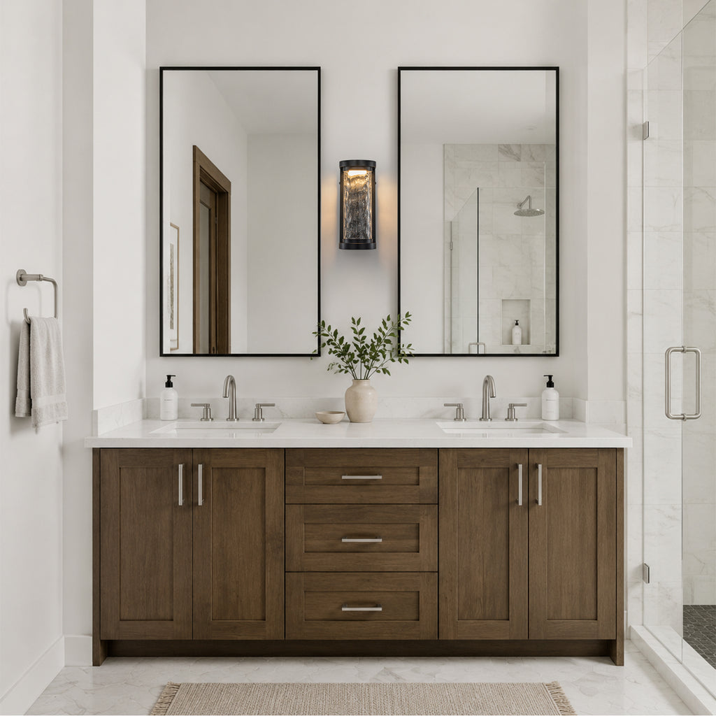 LED Outdoor Wall Light Bubble Glass Shade Dimmable IP44 Waterproof - product image 15 | Zenvolit