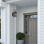 Modern Outdoor Wall Light Clear Glass Shade Sconce IP44 Patio Porch - product image 14 | Zenvolit