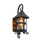 Modern Outdoor Wall Light Clear Glass Shade Sconce IP44 Patio Porch - product image 15 | Zenvolit
