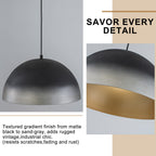 Black Pendant Light Dome Metal Shade Kitchen Island Dining Room - product image 8 | Zenvolit