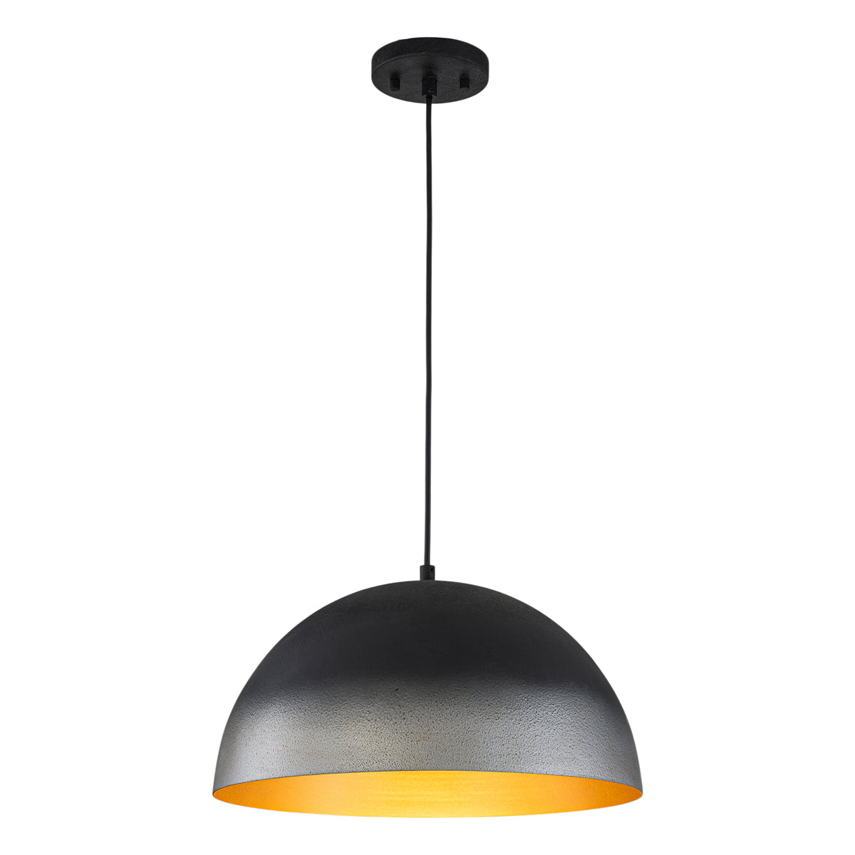 Black Pendant Light Dome Metal Shade Kitchen Island Dining Room - product image 11 | Zenvolit