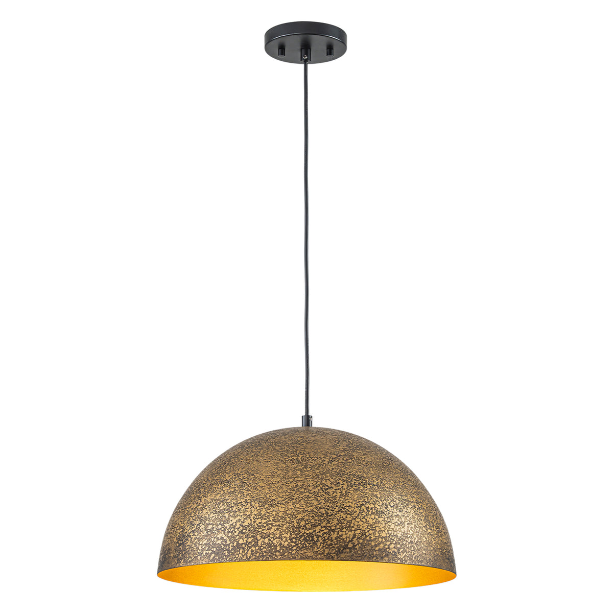 15.75 inch Industrial Dome Pendant Light Antique Bronze Metal Kitchen - product image 1 | Zenvolit