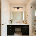 3-Light Bathroom Vanity Light Modern Clear Schoolhouse Glass Shades - product image 2 | Zenvolit