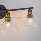 3-Light Bathroom Vanity Light Modern Clear Schoolhouse Glass Shades - product image 13 | Zenvolit