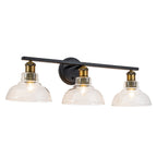 3-Light Bathroom Vanity Light Modern Clear Schoolhouse Glass Shades - product image 14 | Zenvolit