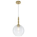 Clear Glass Globe Pendant Light Modern Transitional Hanging Light - product image 1 | Zenvolit