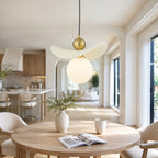 1 Light Pendant Lighting Opal Glass Globe Shade Modern Kitchen Island - product image 2 | Zenvolit