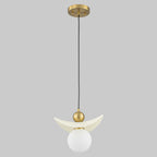 1 Light Pendant Lighting Opal Glass Globe Shade Modern Kitchen Island - product image 13 | Zenvolit