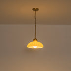 Modern Glass Pendant Lighting Ribbed Dome Shade Kitchen Island Light - product image 4 | Zenvolit