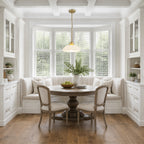 Modern Glass Pendant Lighting Ribbed Dome Shade Kitchen Island Light - product image 12 | Zenvolit