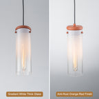 Modern Pendant Light Gradient Cylinder Glass Shade Kitchen Island - product image 10 | Zenvolit