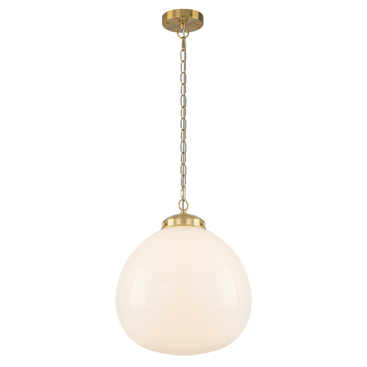 Globe Glass Pendant Light Modern Hanging Light Clear Glass Shade - product image 1 | Zenvolit