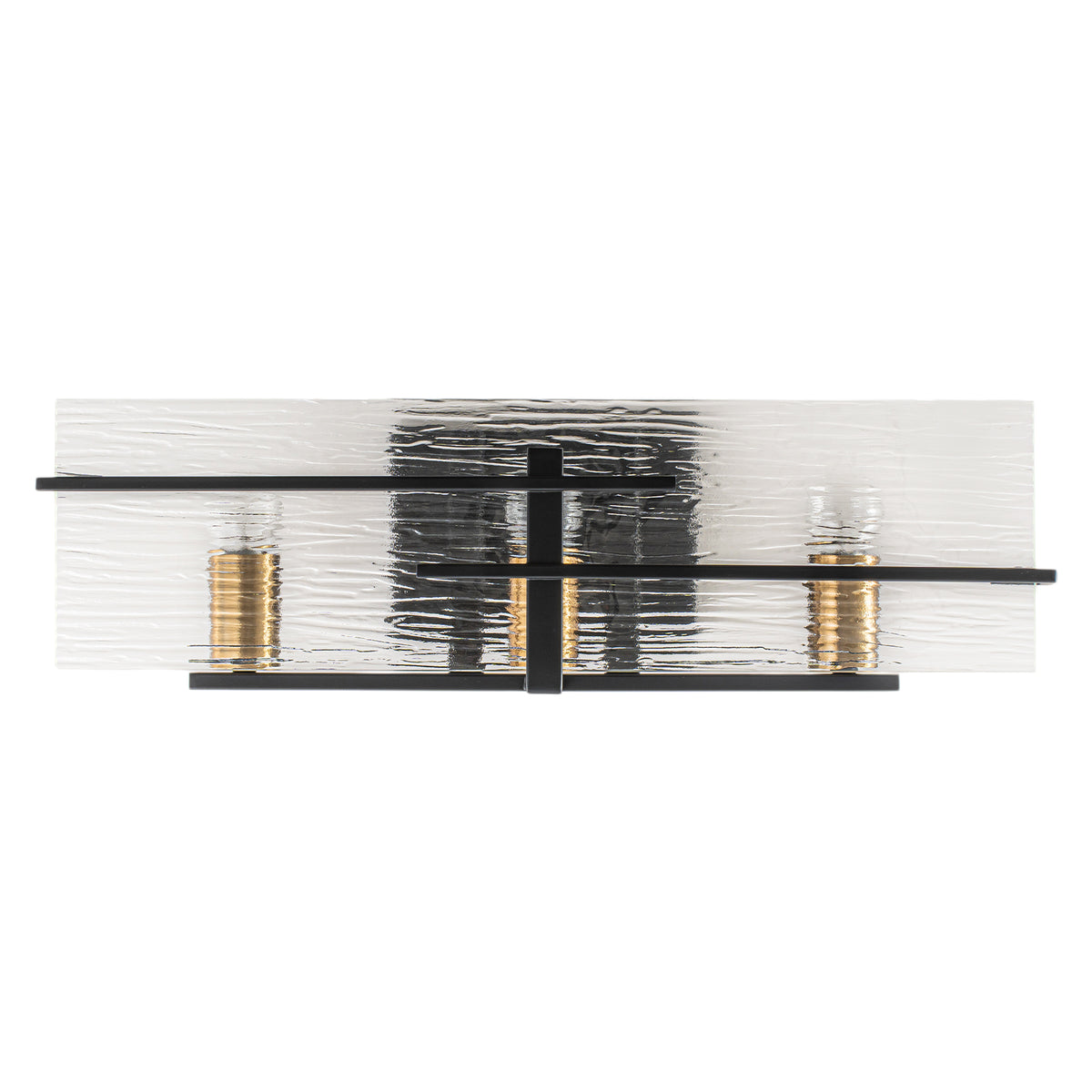 3 Light Modern Bathroom Vanity Light Textured Glass Shade Wall Sconce - product image 2 | Zenvolit
