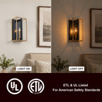 Rope Cage Wall Sconce Black Metal Farmhouse Wall Light Hallway - product image 7 | Zenvolit