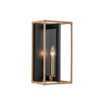 Rope Cage Wall Sconce Black Metal Farmhouse Wall Light Hallway - product image 9 | Zenvolit