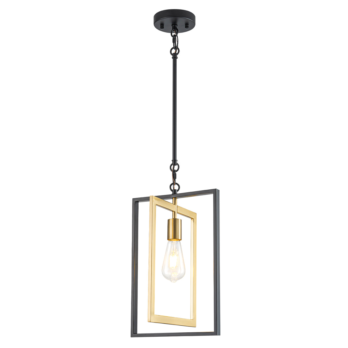 Geometric Pendant Light Open Cage Hanging Light Fixture Kitchen Island - product image 1 | Zenvolit