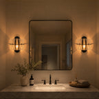 Modern Frosted Glass Wall Sconce Wall Light Bow-Inspired Glass Panels - product image 6 | Zenvolit