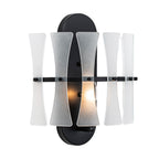 Modern Frosted Glass Wall Sconce Wall Light Bow-Inspired Glass Panels - product image 15 | Zenvolit