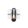 Modern Frosted Glass Wall Sconce Wall Light Bow-Inspired Glass Panels - product image 16 | Zenvolit
