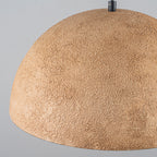 Dome Pendant Light Metal Rough Textured Earth‑toned Sand Finish - product image 11 | Zenvolit