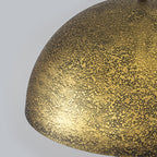 15.75 inch Dome Pendant Light Brown Textured Metal Shade Industrial Farmhouse - product image 5 | Zenvolit