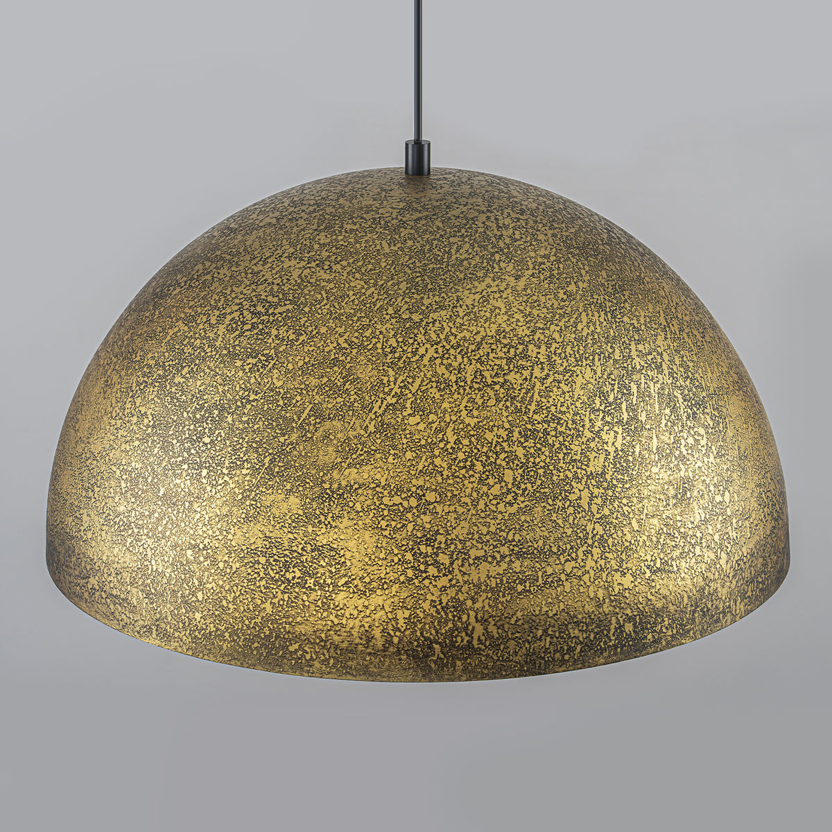 23.62 inch Dome Pendant Light Brown Textured Metal Shade Industrial Farmhouse - product image 5 | Zenvolit