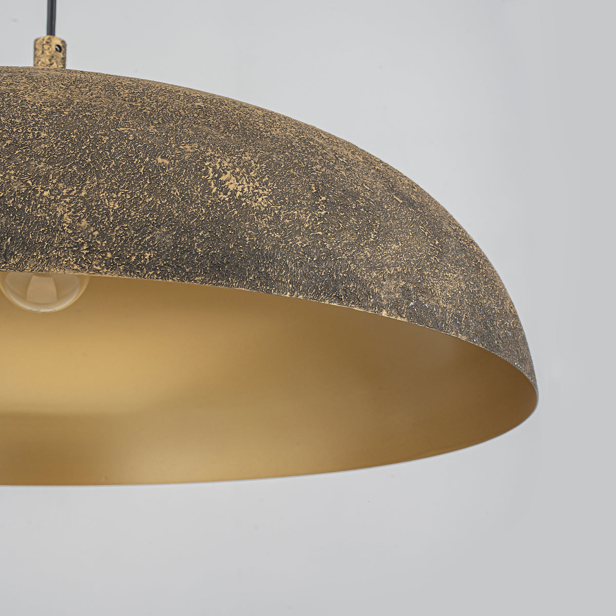 Rustic Textured Dome Pendant Light Farmhouse Kitchen Island - product image 5 | Zenvolit