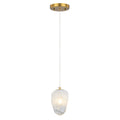 Modern Gold Island Pendant Light White Glass Shade Kitchen Island - product image 1 | Zenvolit