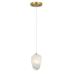 Modern Gold Island Pendant Light White Glass Shade Kitchen Island - product image 1 | Zenvolit
