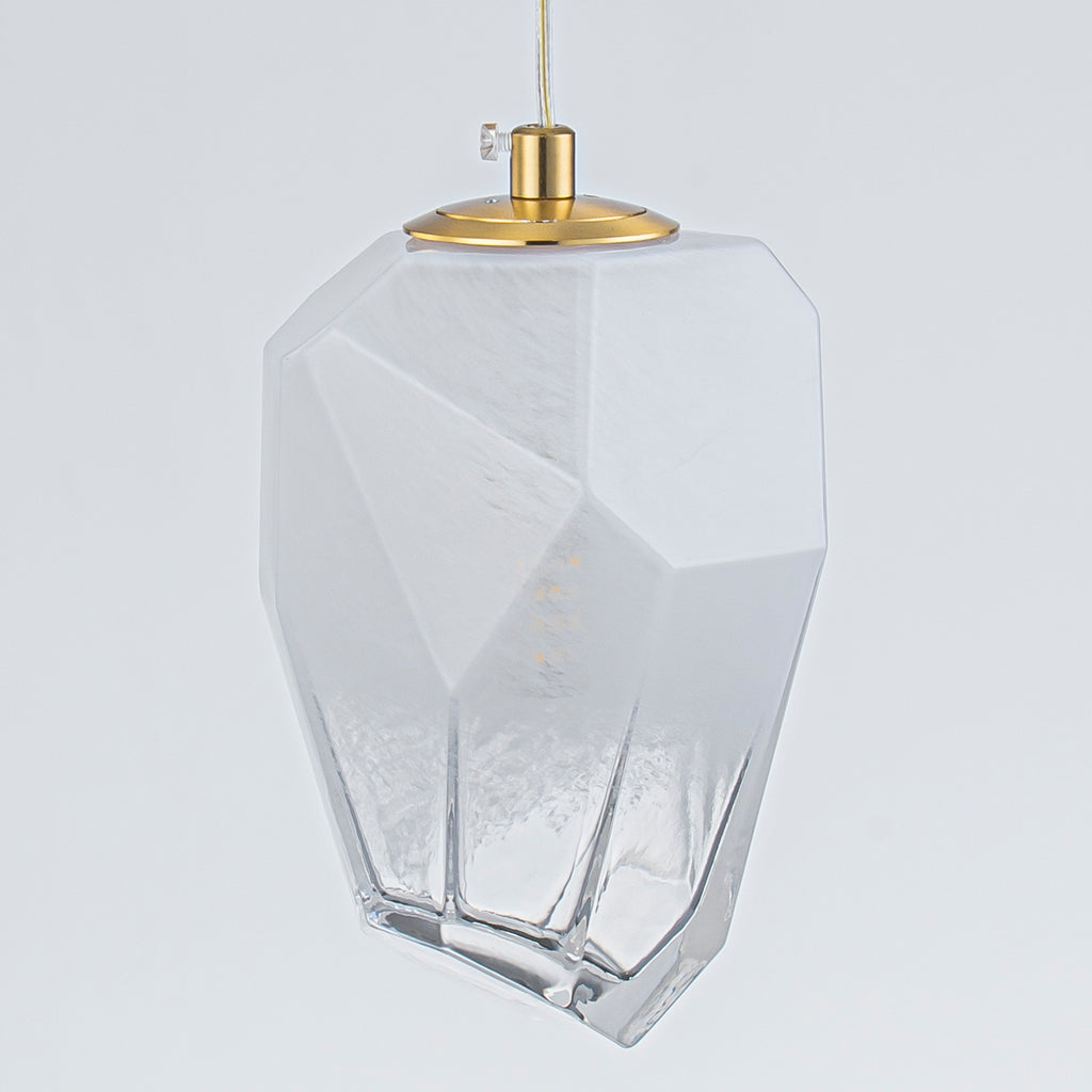 Modern Gold Island Pendant Light White Glass Shade Kitchen Island - product image 6 | Zenvolit